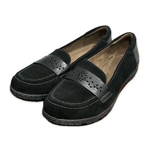 Natural Soul black loafers